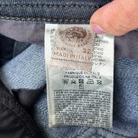 DIESEL THAVAR WASH 06671 Men Jeans Size W32 L32 Slim Skinny Stretch - Picture 6 of 14